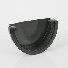170 Deepstyle Gutter External Stopend Black
