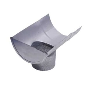 5" Dropend Stop Half Round Gutter