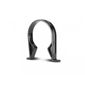 BLACK SOIL PIPE BRACKET / CLIP 4" C8042