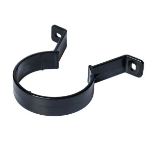 KELFLOW 68mm ROUNDD DOWN PIPE CLIP BLACK (bracket 3")